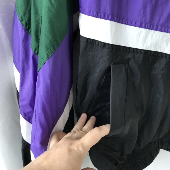 Vintage STARTER Colorado Rockies 1995 Coors Field Staff Windbreaker Jacket Zip - Picture 5 of 14